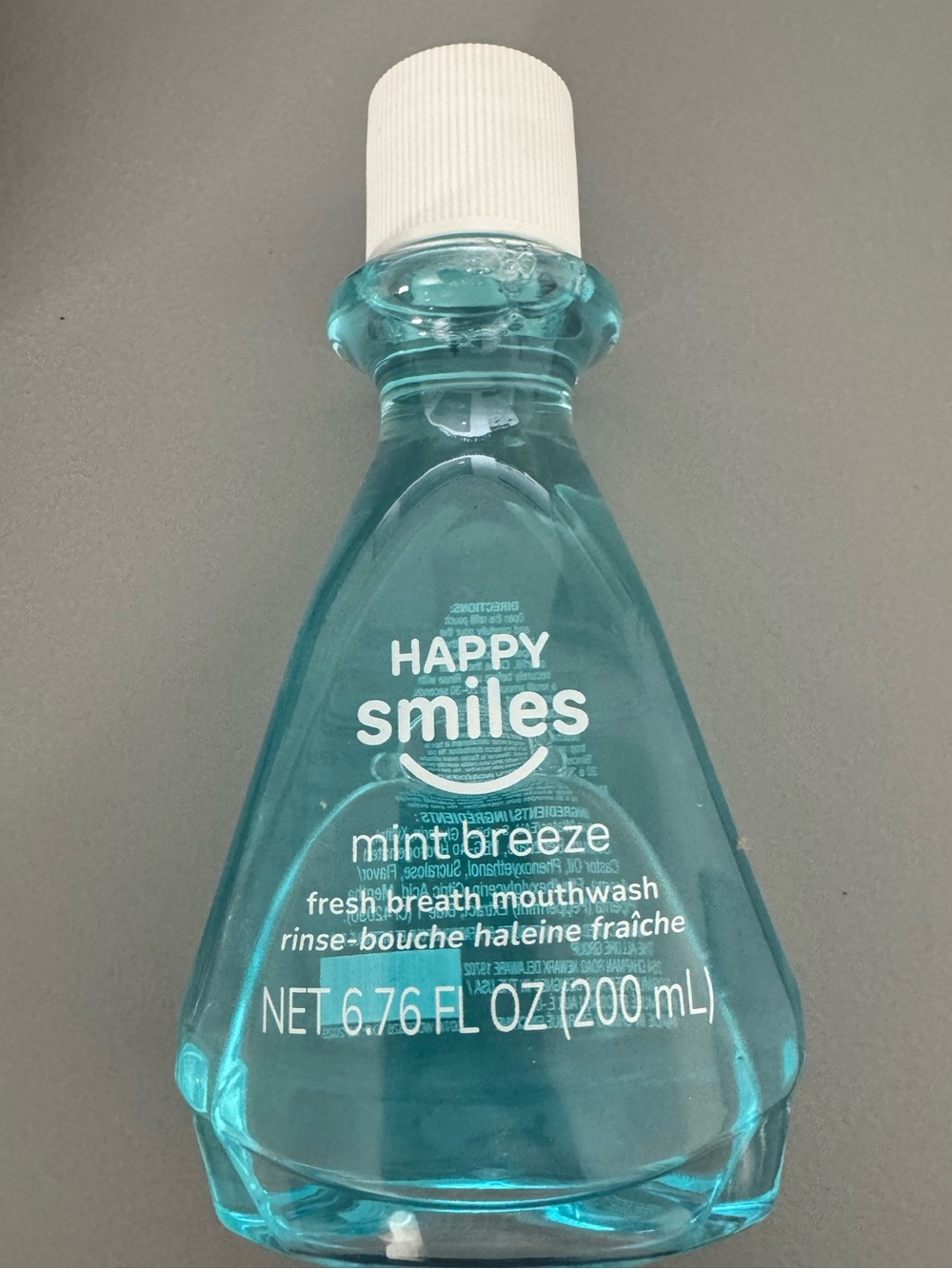 Happy smiles Mint Breeze Mouthwash - Blue